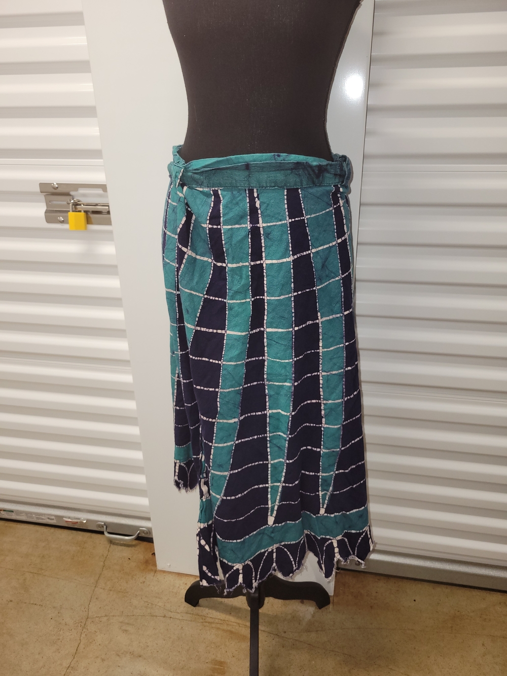 Belma New York Tie Dye Wrap Maxi Skirt Womens Free Size Boho Cotton